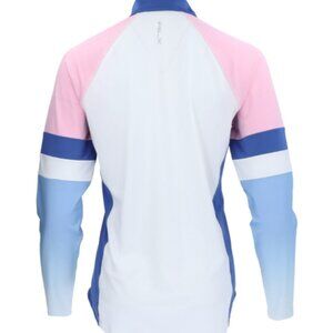 RLX RALPH LAUREN Women’s Printed Airflow Golf 1/4 Zip Pullover size Large